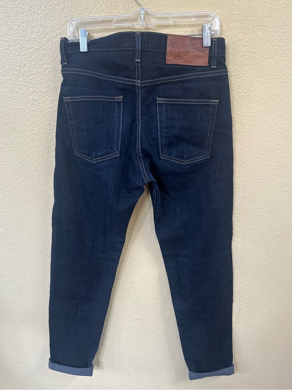Naked & Famous Easy Guy Deep Indigo Stretch Selvedge Jeans Men’s Size 29 Euc! — image 6 of 8